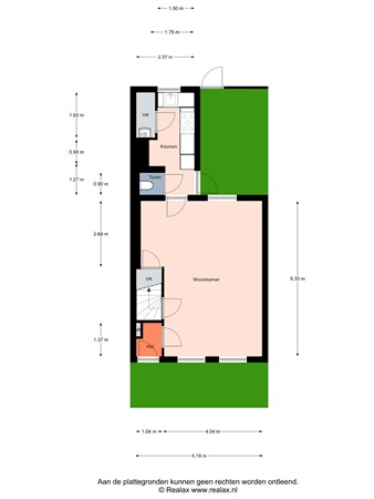 Floorplan - Nieuwe Schans 90, 3751 BD Bunschoten-Spakenburg